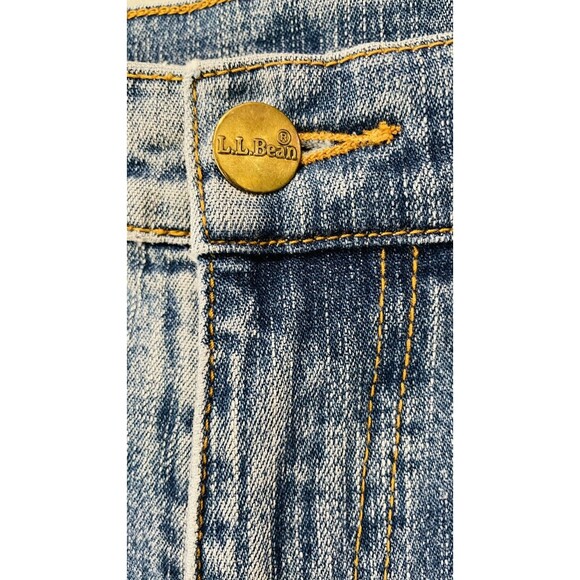 L.L. Bean Jeans 16 Womens Straight Leg Mid-High Rise Jeans 32x27 Jeans Straight - Picture 3 of 11